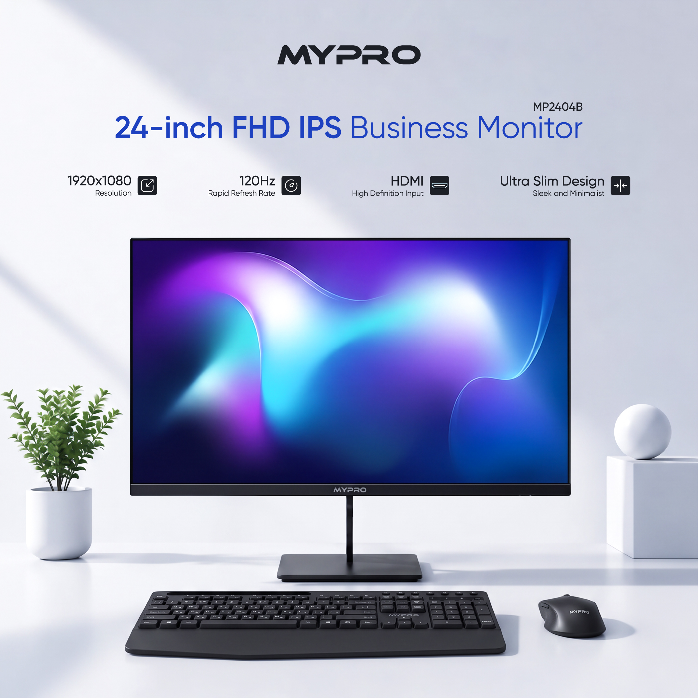 Монитор MYPRO 24-inch MP240B2100 FHD 100Hz