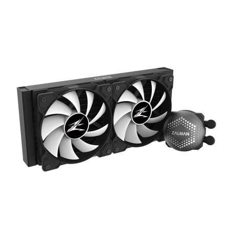Zalman Система жидкостного охлаждения ALPHA 24 BLACK, LGA1700, 2066, 2011-V3, 2011, 1200, 115X, AM5, AM4, AM3, TDP 300W, ARGB