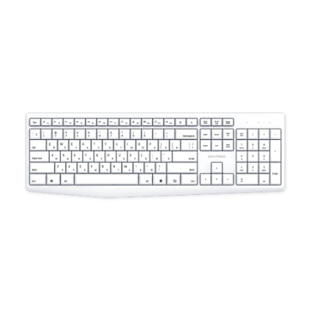 Клавиатура и мышь C22 Business Combo Wireless white