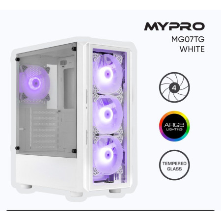 Корпус Mypro MG15 TG G White 07